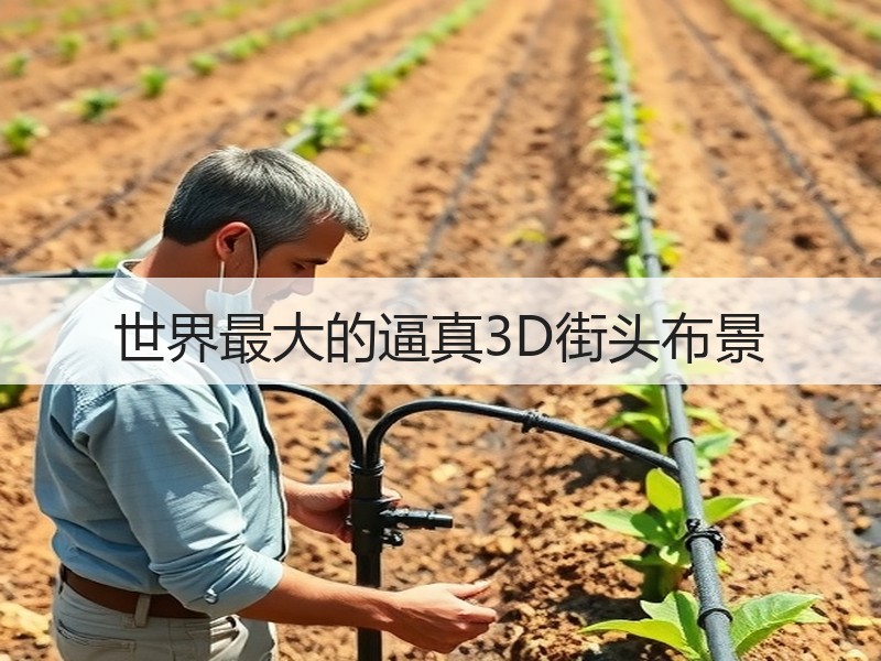 世界最大的逼真3D街头布景
