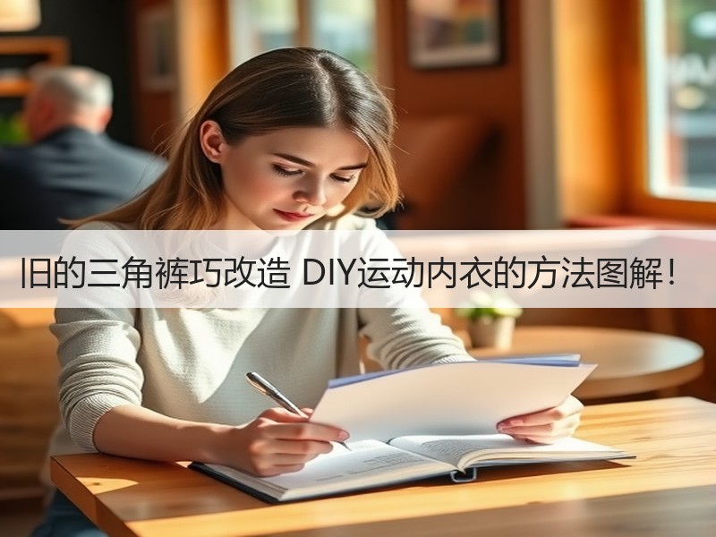 旧的三角裤巧改造 DIY运动内衣的方法图解！