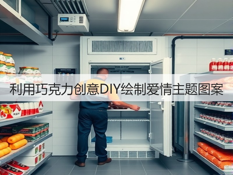 利用巧克力创意DIY绘制爱情主题图案