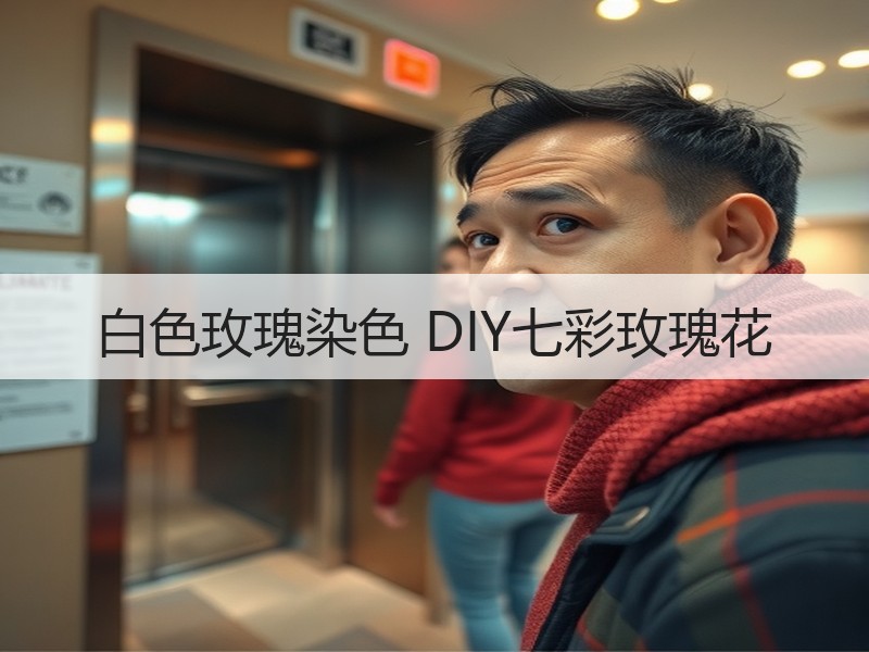 白色玫瑰染色 DIY七彩玫瑰花