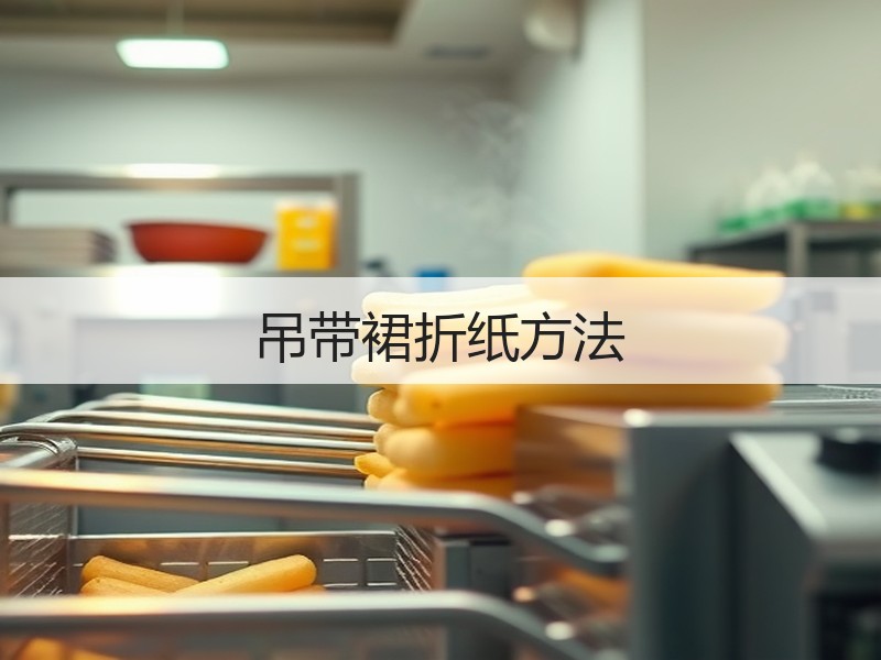 吊带裙折纸方法