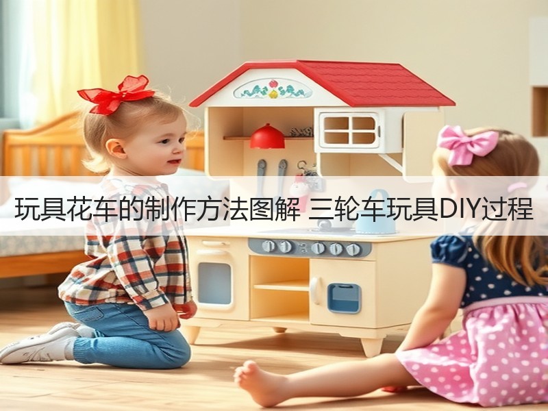 玩具花车的制作方法图解 三轮车玩具DIY过程
