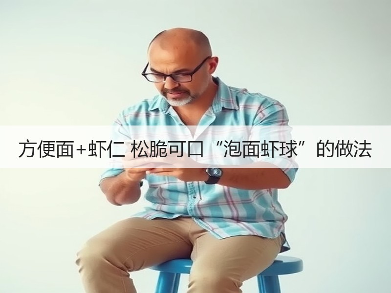 方便面+虾仁 松脆可口“泡面虾球”的做法