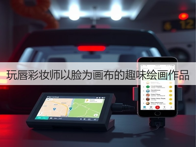 玩唇彩妆师以脸为画布的趣味绘画作品