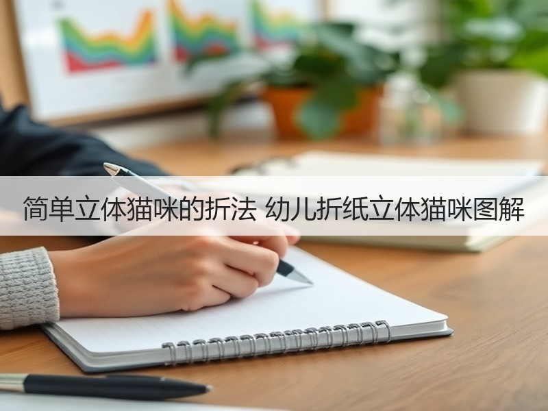 简单立体猫咪的折法 幼儿折纸立体猫咪图解