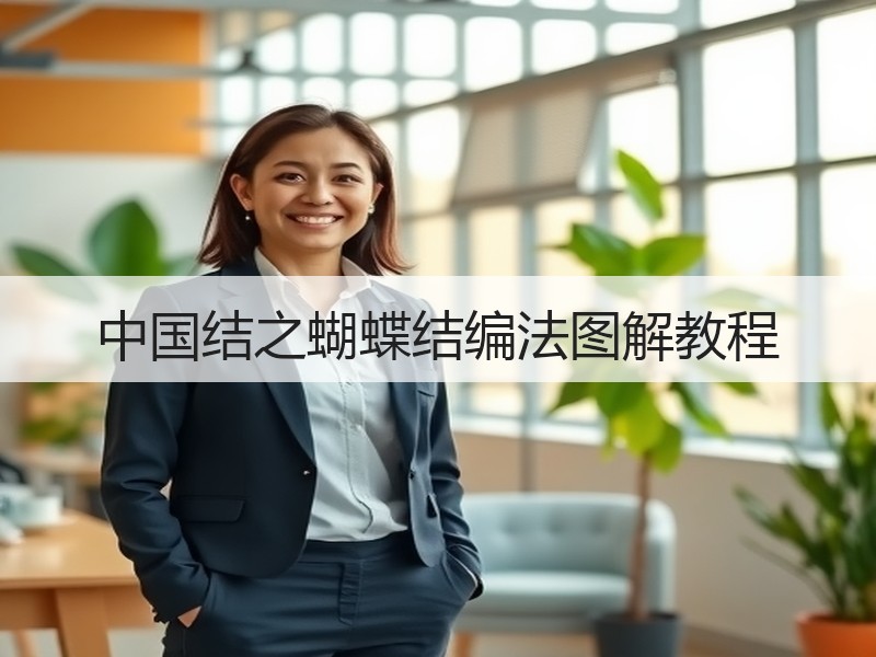 中国结之蝴蝶结编法图解教程