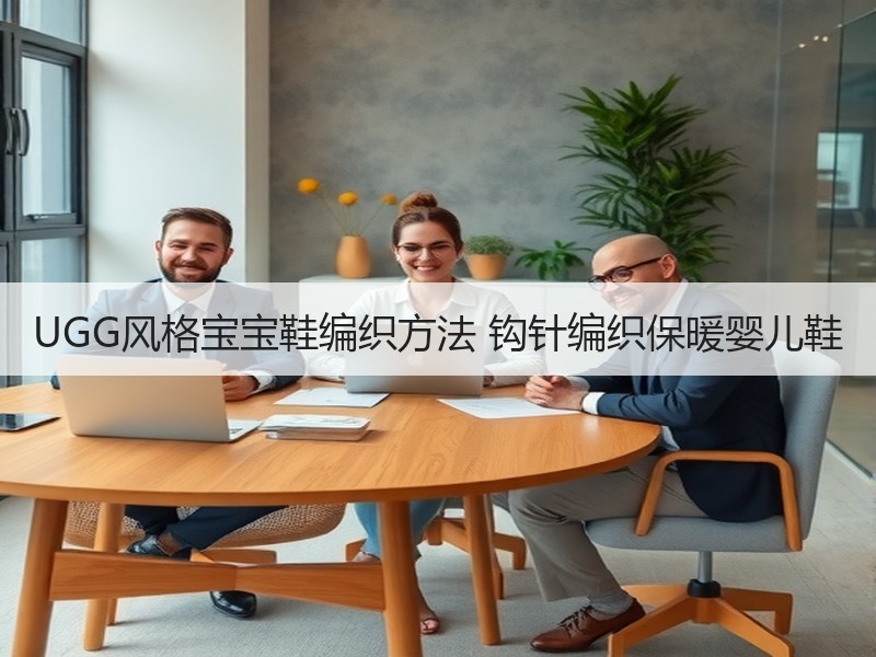 UGG风格宝宝鞋编织方法 钩针编织保暖婴儿鞋