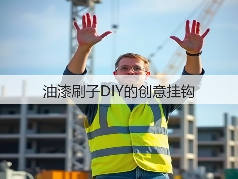油漆刷子DIY的创意挂钩