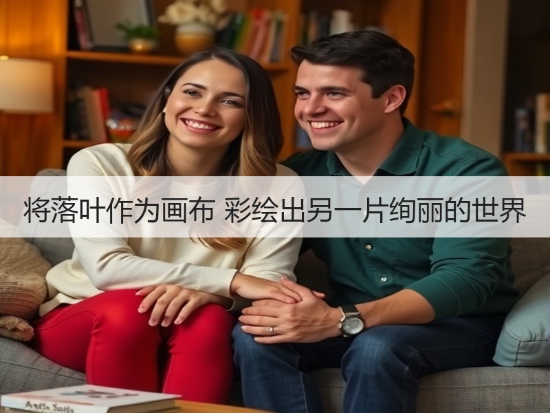 将落叶作为画布 彩绘出另一片绚丽的世界