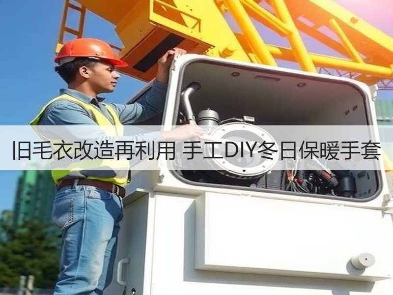 旧毛衣改造再利用 手工DIY冬日保暖手套