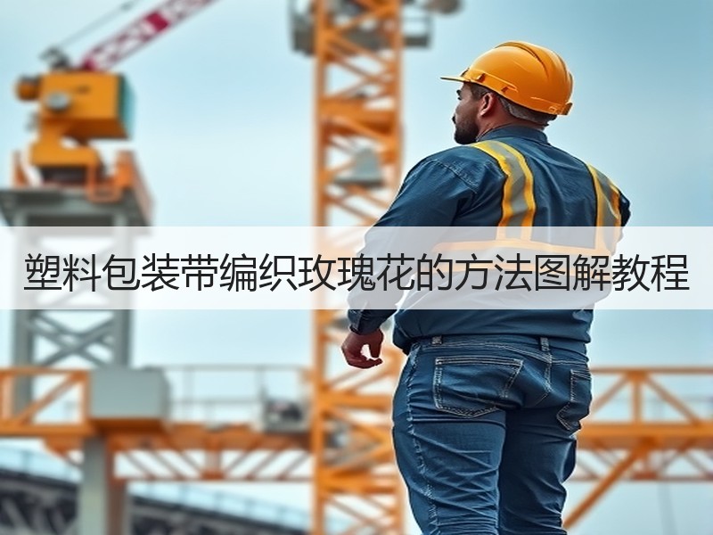 塑料包装带编织玫瑰花的方法图解教程