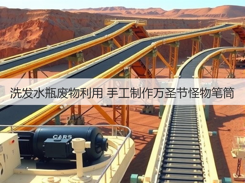 洗发水瓶废物利用 手工制作万圣节怪物笔筒