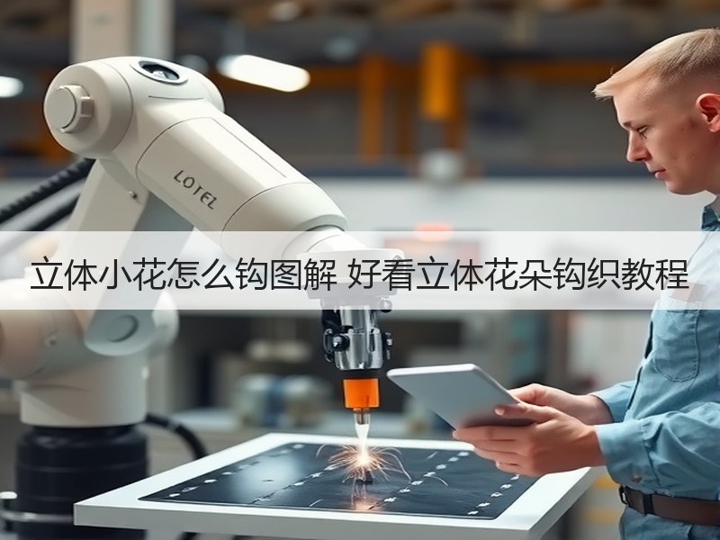 立体小花怎么钩图解 好看立体花朵钩织教程