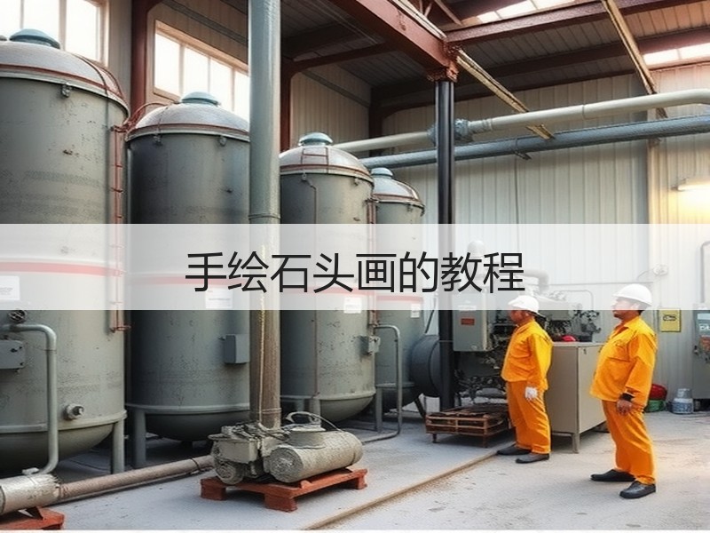 手绘石头画的教程