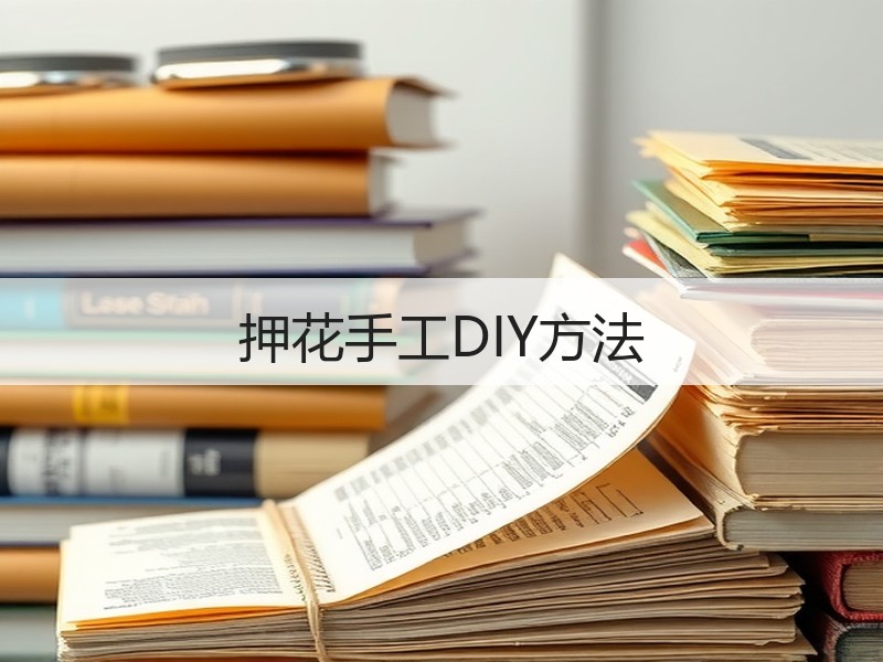 押花手工DIY方法