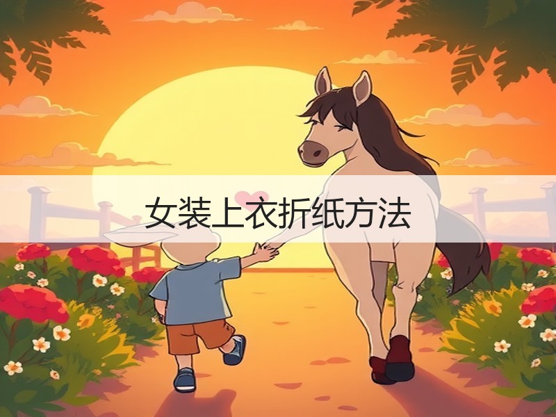 女装上衣折纸方法