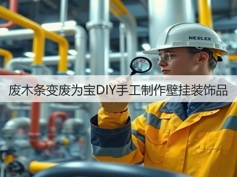 废木条变废为宝DIY手工制作壁挂装饰品