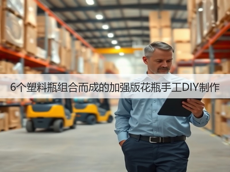 6个塑料瓶组合而成的加强版花瓶手工DIY制作