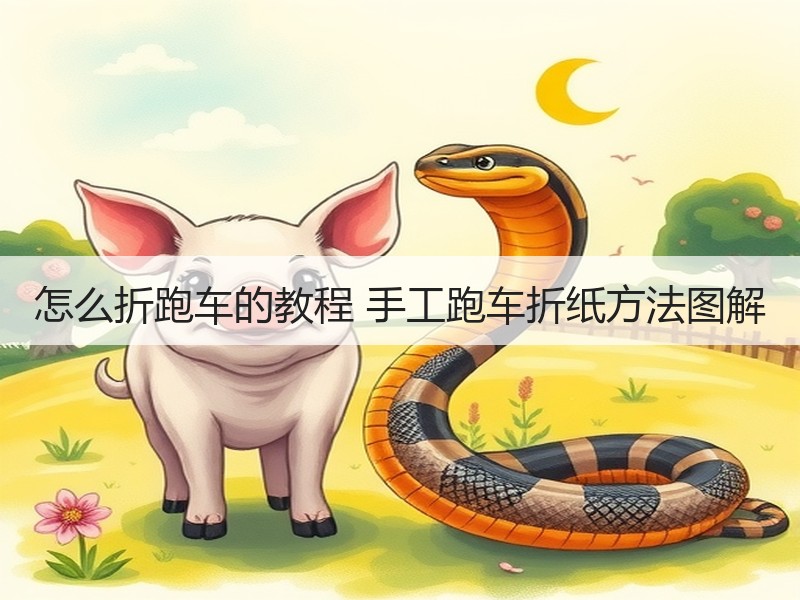 怎么折跑车的教程 手工跑车折纸方法图解