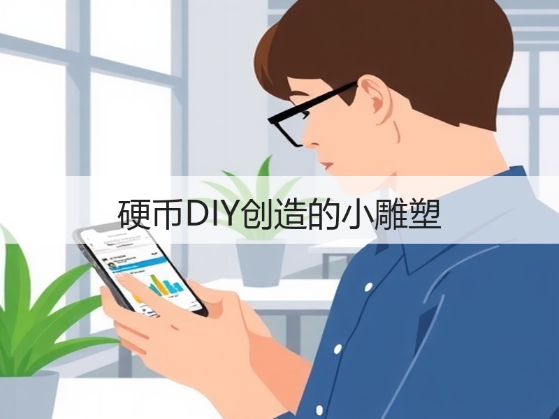 硬币DIY创造的小雕塑