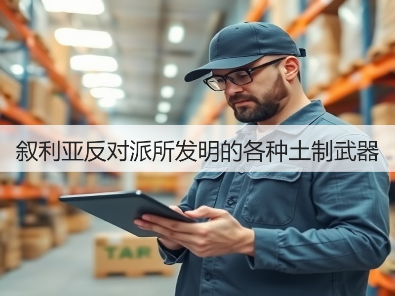 叙利亚反对派所发明的各种土制武器