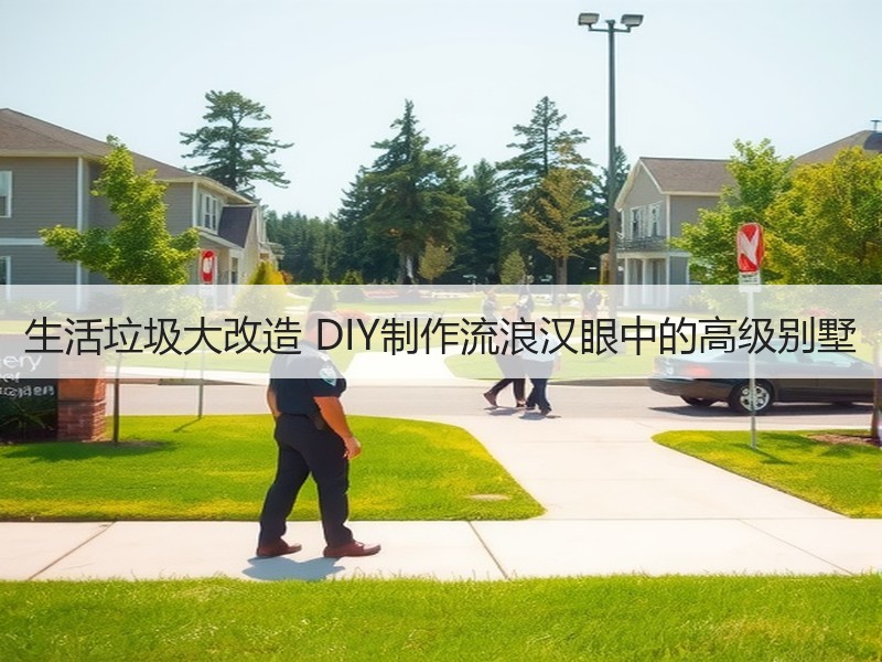 生活垃圾大改造 DIY制作流浪汉眼中的高级别墅