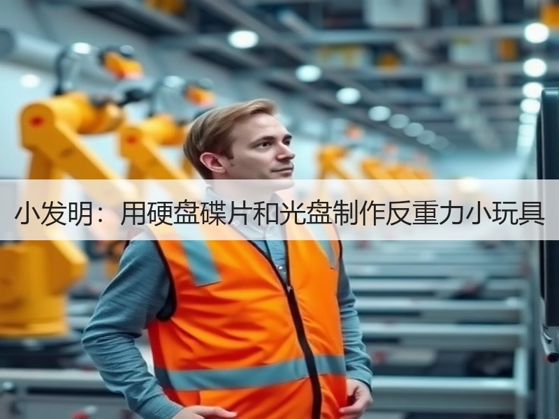 小发明：用硬盘碟片和光盘制作反重力小玩具