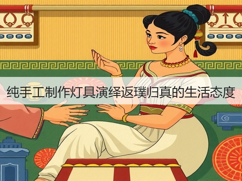 纯手工制作灯具演绎返璞归真的生活态度
