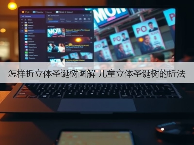 怎样折立体圣诞树图解 儿童立体圣诞树的折法