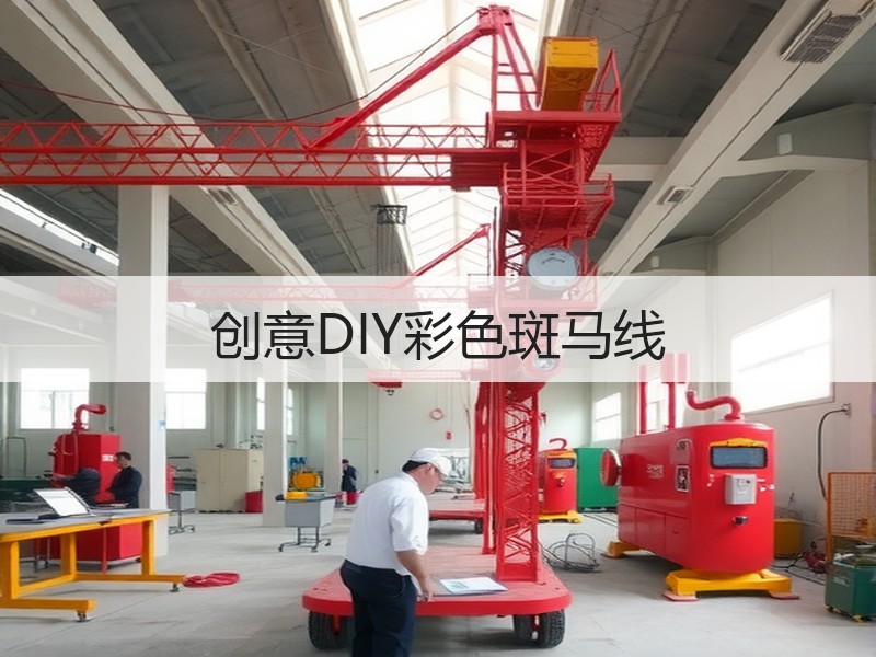 创意DIY彩色斑马线