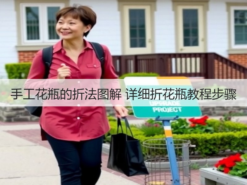 手工花瓶的折法图解 详细折花瓶教程步骤