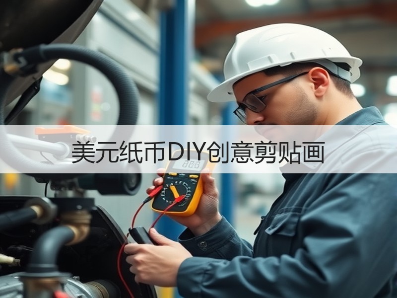 美元纸币DIY创意剪贴画