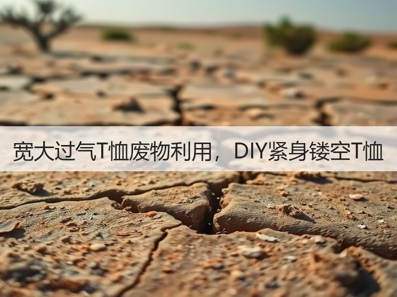宽大过气T恤废物利用，DIY紧身镂空T恤