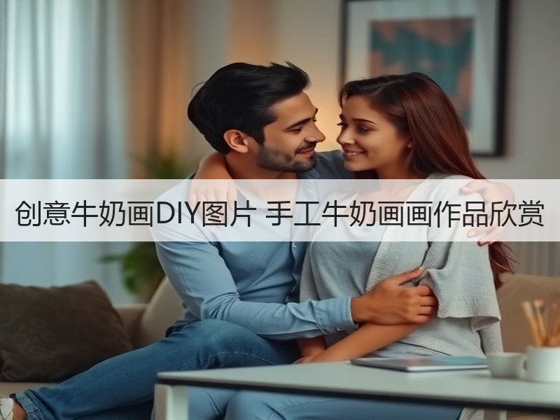 创意牛奶画DIY图片 手工牛奶画画作品欣赏