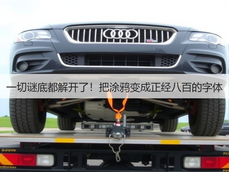 一切谜底都解开了！把涂鸦变成正经八百的字体