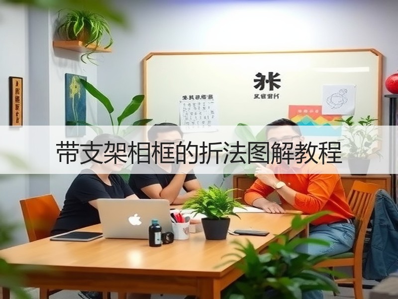带支架相框的折法图解教程