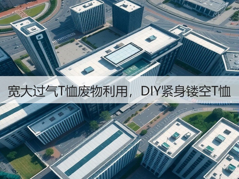 宽大过气T恤废物利用，DIY紧身镂空T恤