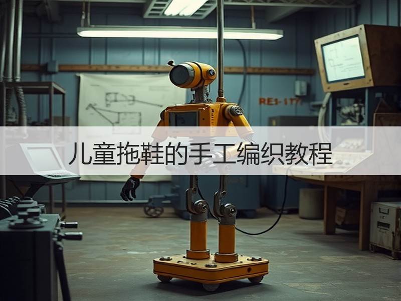 儿童拖鞋的手工编织教程