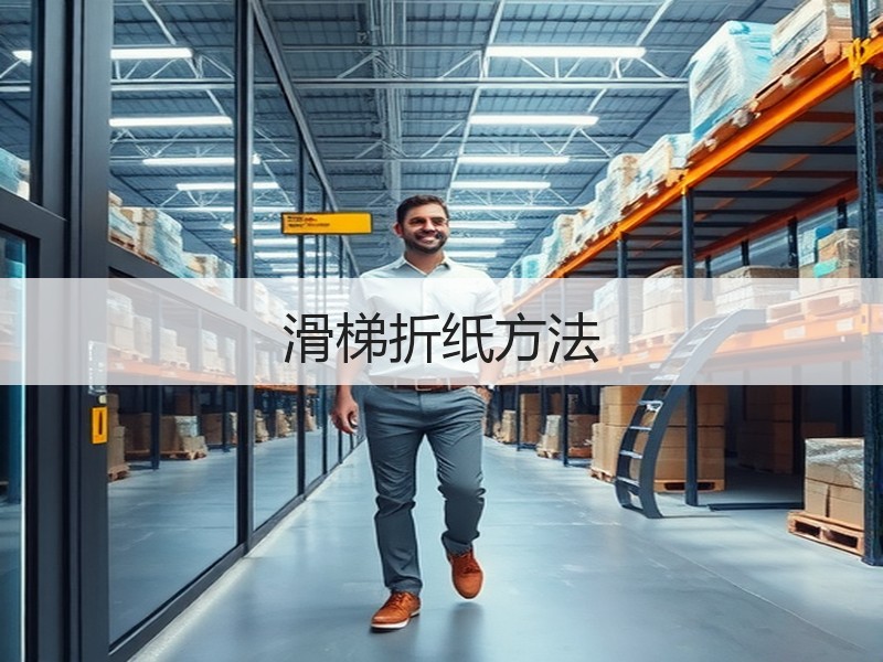 滑梯折纸方法