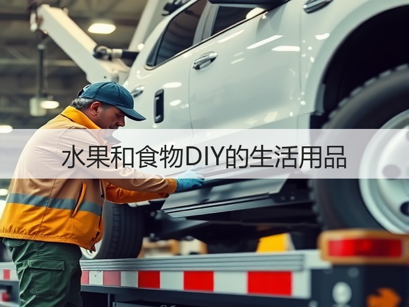 水果和食物DIY的生活用品