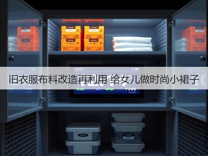 旧衣服布料改造再利用 给女儿做时尚小裙子