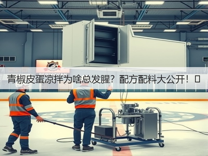 青椒皮蛋凉拌为啥总发腥？配方配料大公开！️