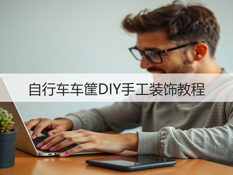 自行车车筐DIY手工装饰教程