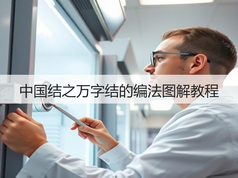 中国结之万字结的编法图解教程