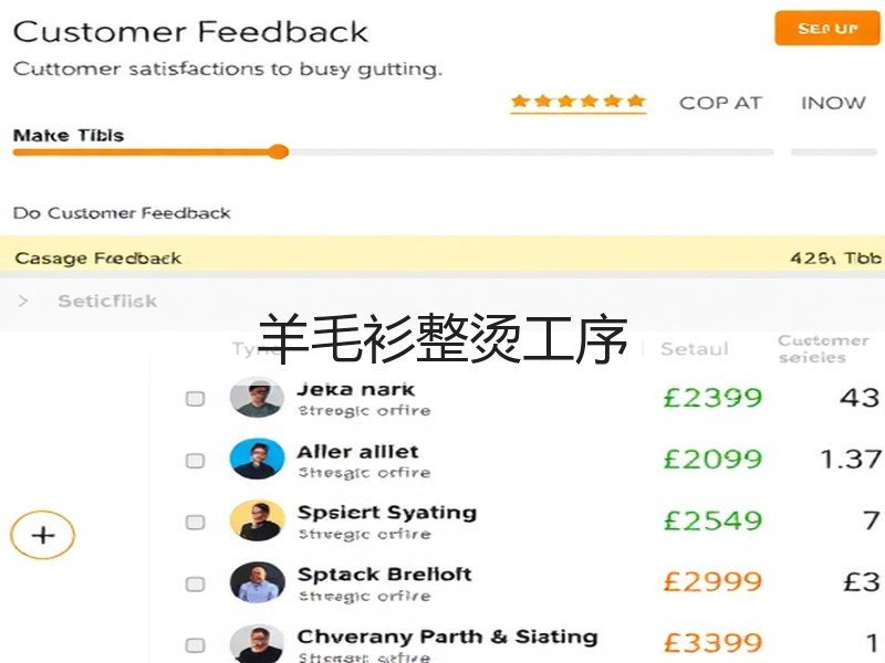 羊毛衫整烫工序