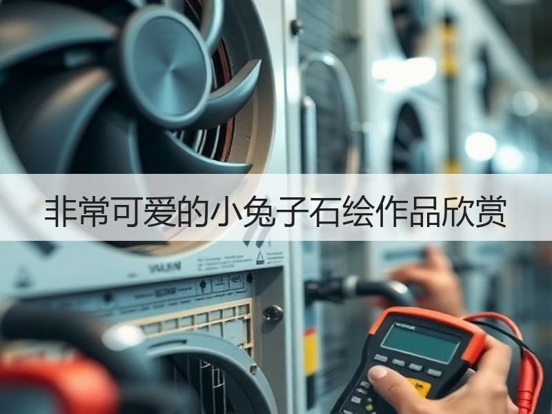 非常可爱的小兔子石绘作品欣赏