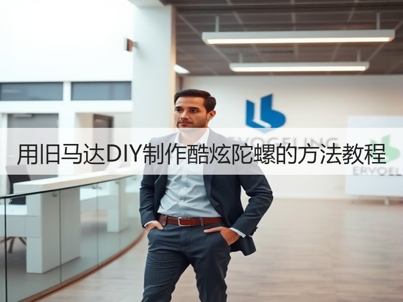 用旧马达DIY制作酷炫陀螺的方法教程