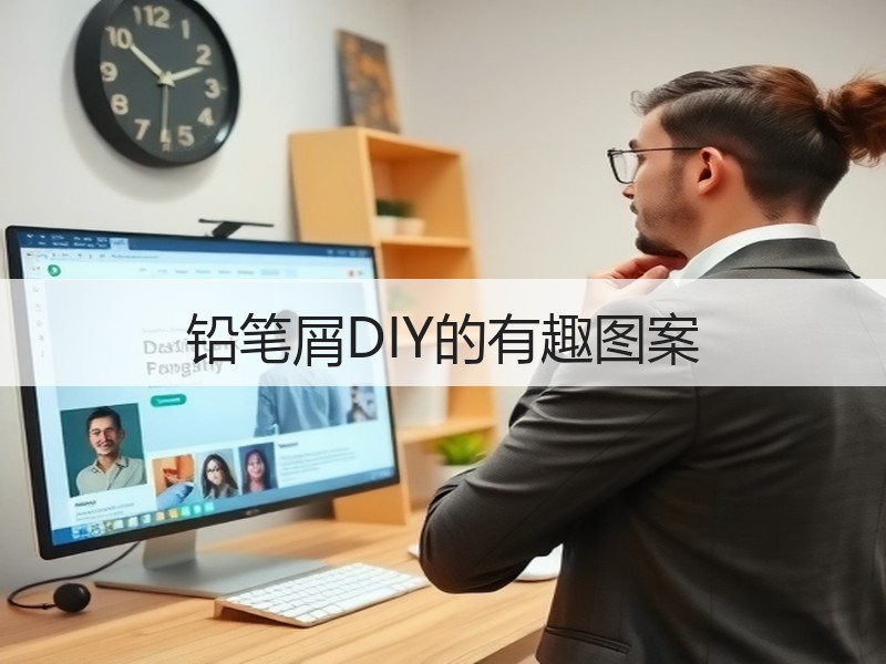 铅笔屑DIY的有趣图案
