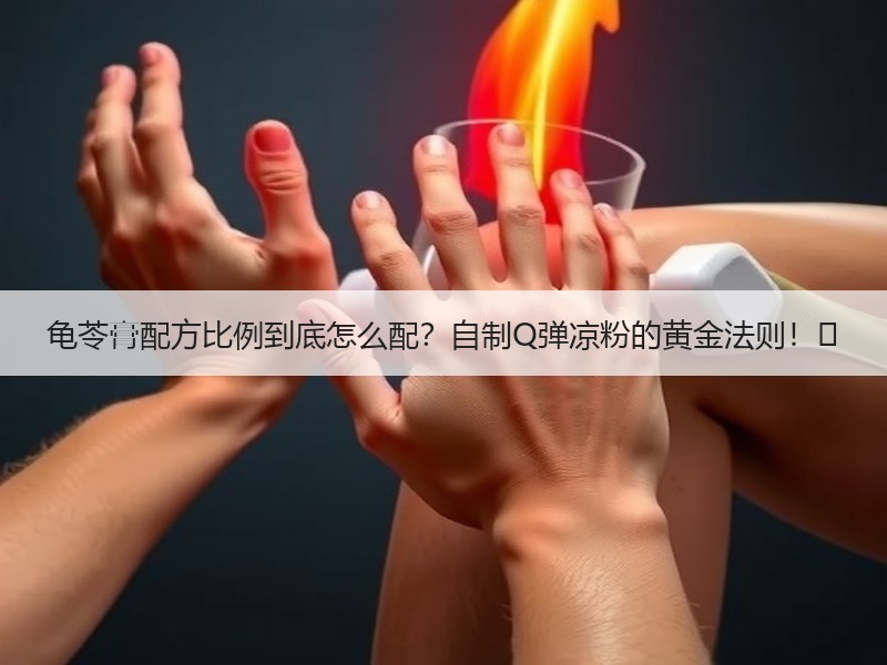 龟苓膏配方比例到底怎么配？自制Q弹凉粉的黄金法则！✨