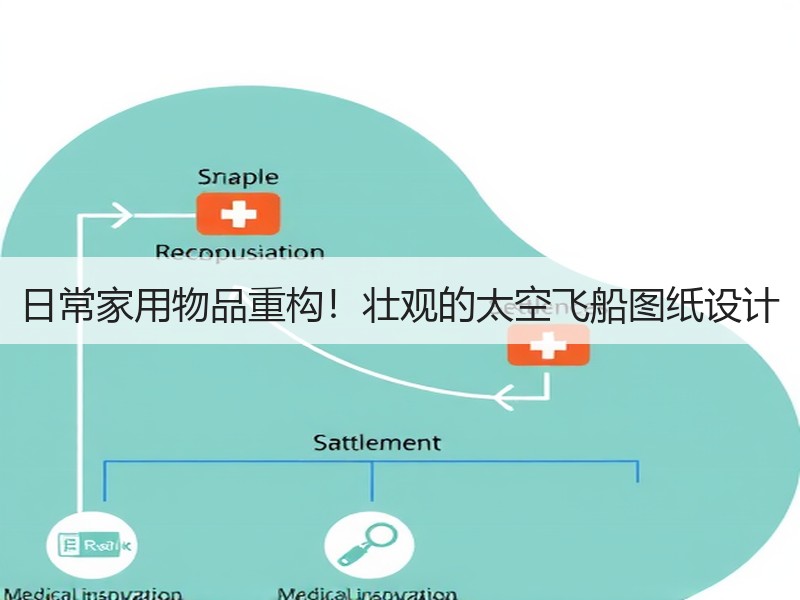 日常家用物品重构！壮观的太空飞船图纸设计